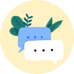 An illusatration of chat bubbles